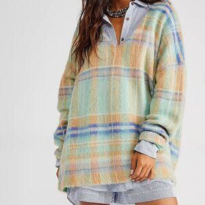 Free People Primrose Plaid Tunic